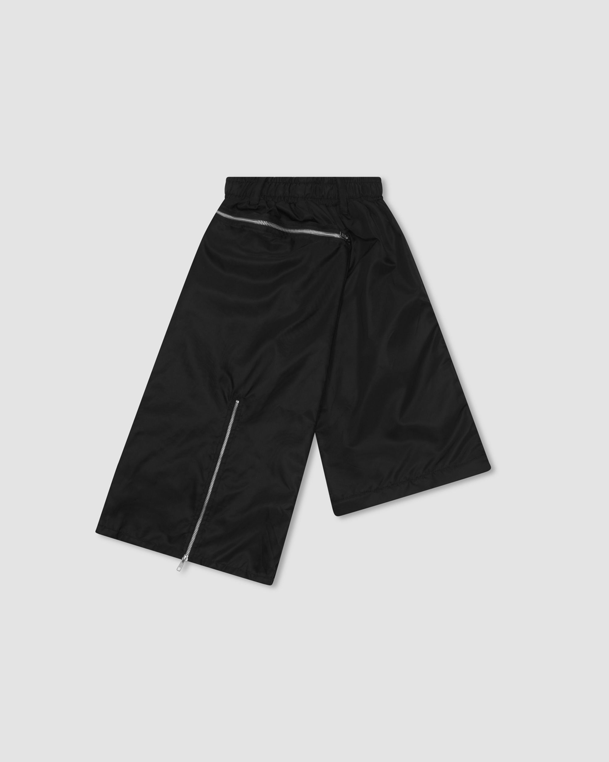 Ghost Hood Convertible Nylon Wide Leg Pants