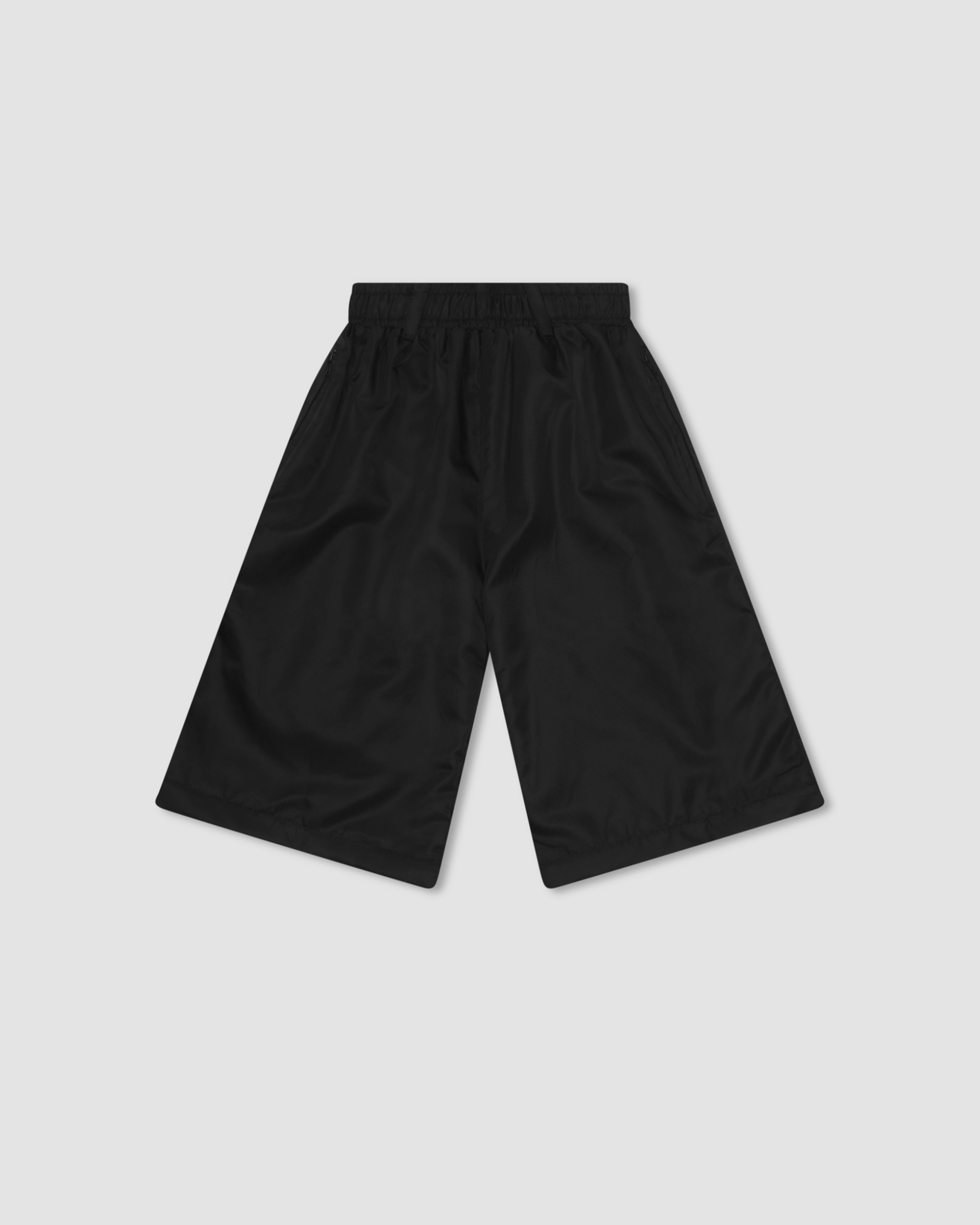 Ghost Hood Convertible Nylon Wide Leg Pants