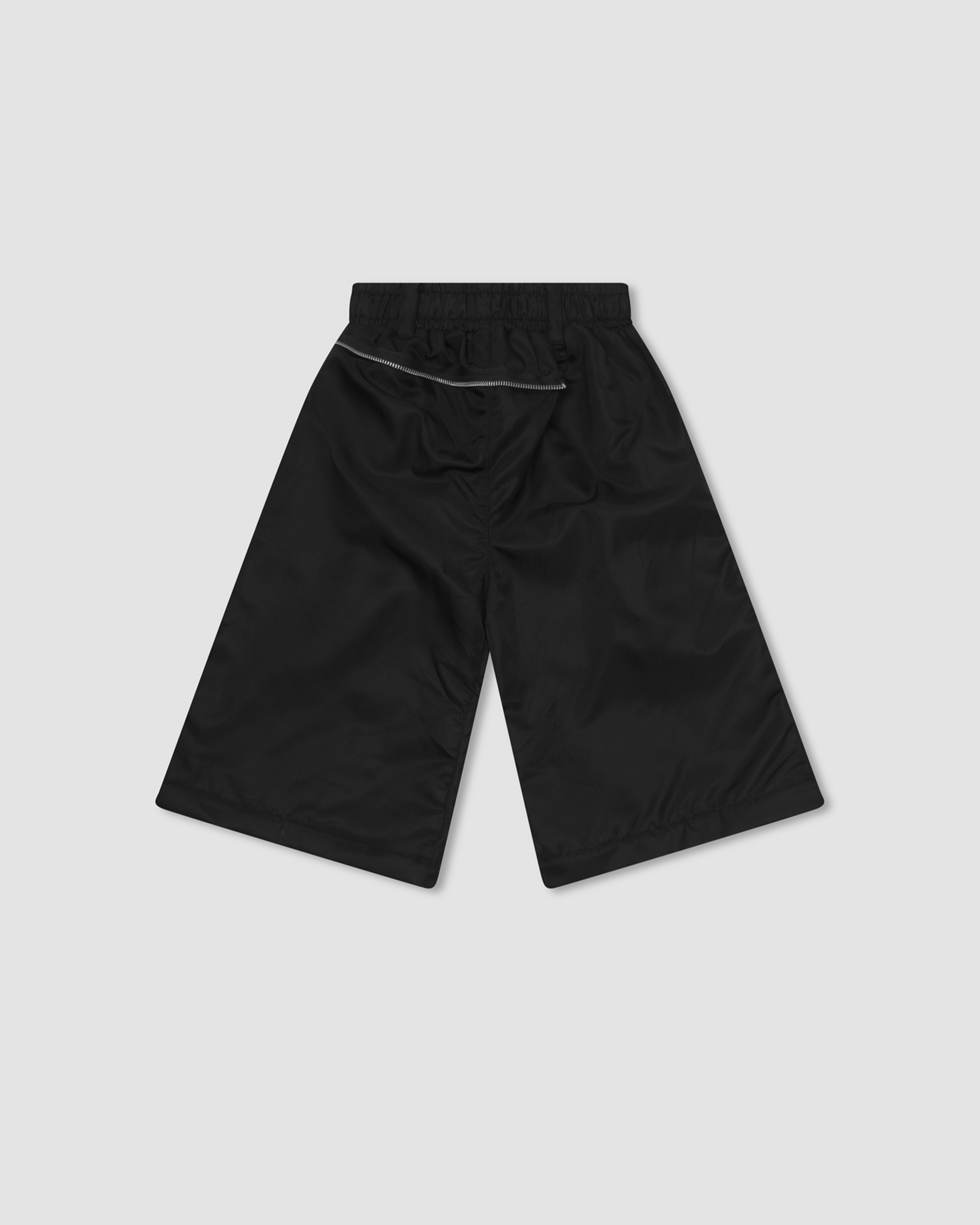 Ghost Hood Convertible Nylon Wide Leg Pants